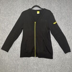 Spirit Airlines Flight Attendant Uniform Zip Sweater Size M Halloween Dress Up